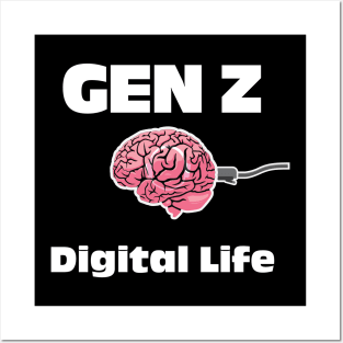 Gen Z Digital Life Posters and Art